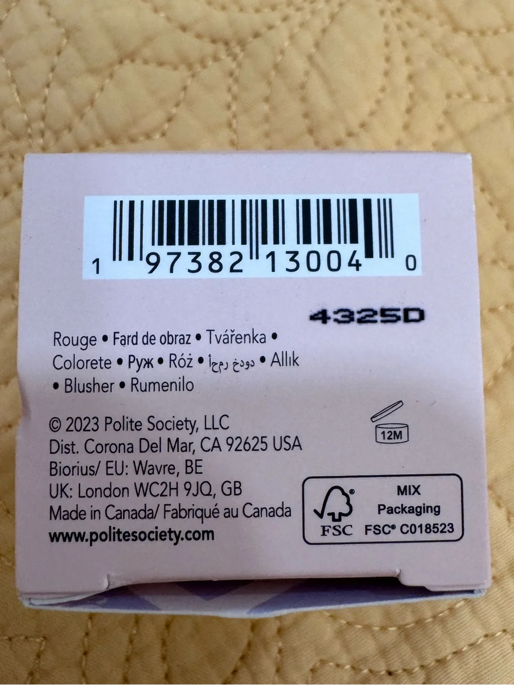 Polite Society Polite Pops Powder Blush Stick